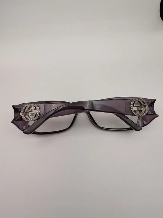 Gucci Glasses Purple Frame