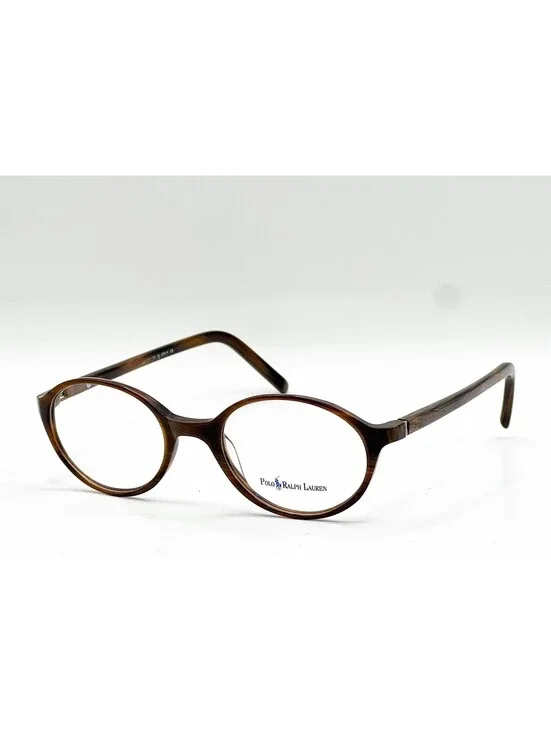 Polo Ralph Lauren 1928 2B Brown Horn Authentic Eyeglasses 46-19-140