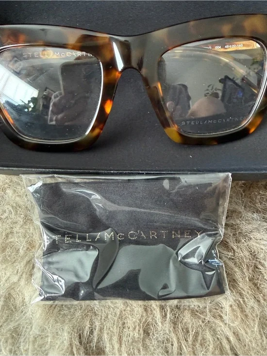 Stella McCartney Women’s Tortoiseshell Square Glasses