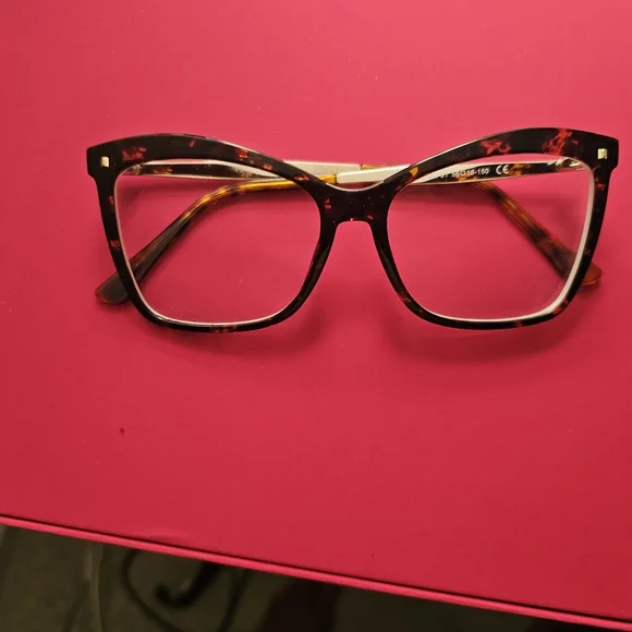 Tortoise Shell Square Cateye Prescription Glasses