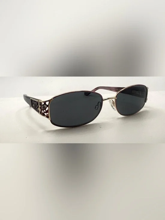 Sophia Loren M253 Pink Gold Oval Metal Sunglasses Frames Only