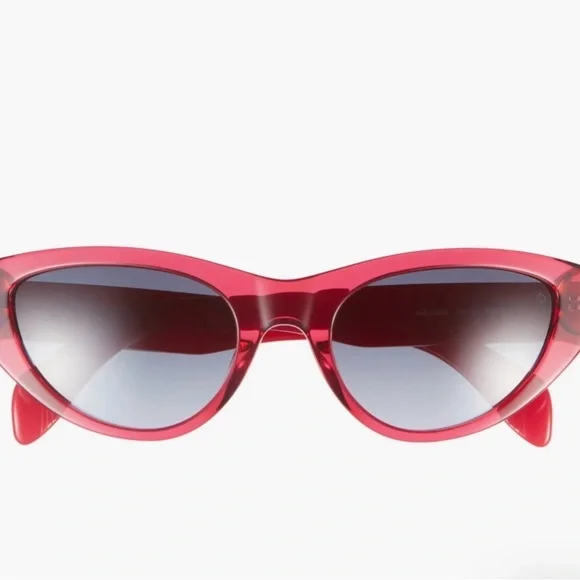 NWT rag & bone Red Cat-Eye Sunglasses