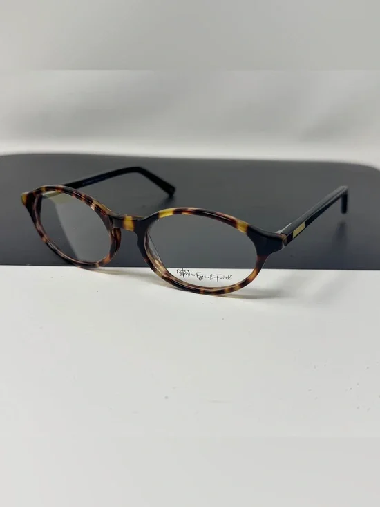 EYES OF FAITH Eyeglasses Frame No Worries Tortoise 1 Peter 5:7