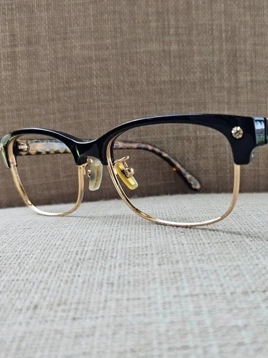 Coach Eyeglasses Black Gold/ Dark Tort Gold Sig C HC6098 Glasses Eyewear