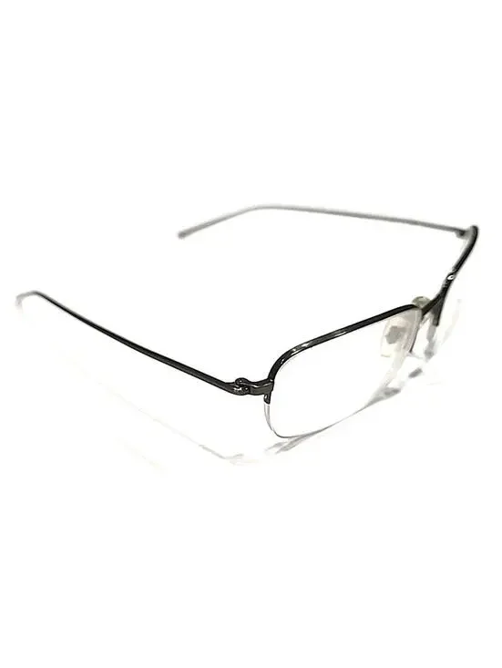 Oliver Peoples OP641 Gunmetal Half Rim Eyeglasses 53-18 142