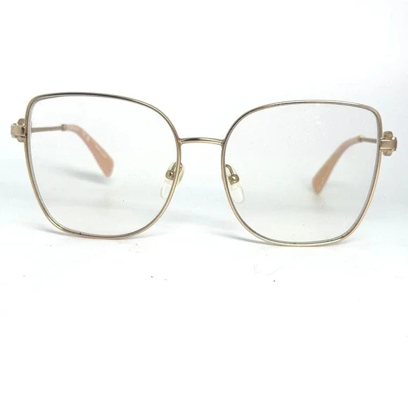 Longchamp LO177S 773 Gold Pink Square Butterfly‎ Eyeglasses Frames 58-17-140