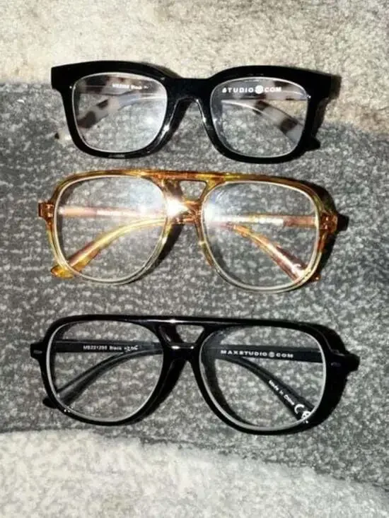 Max Studio Blue Light Blocking Glasses Set of 3