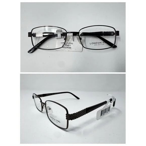 London Fog LF002 Brown Eyeglass Frames New Old Stock 52-17-140