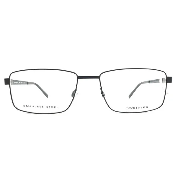 Tech Flex Large Eyeglasses Frames 30145S SP06 Blue Silver Square 58-18-145