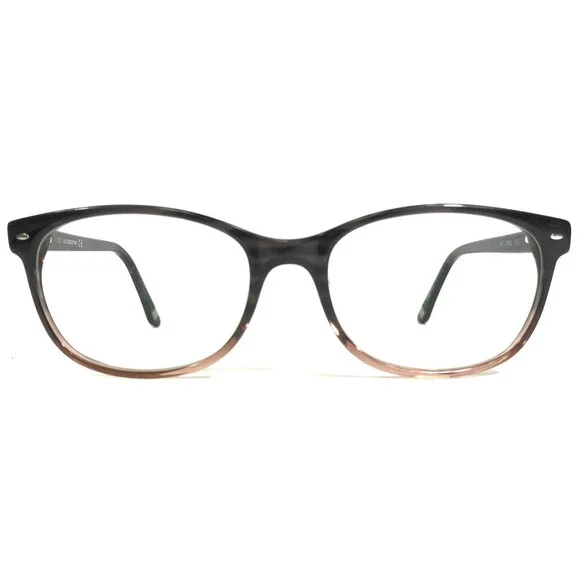 Liz Claiborne Eyeglasses Frames 607 01X2 Brown Fade Oval Full Rim 53-17-135
