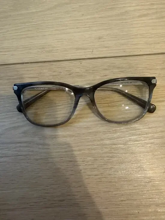Coach HC 6176 5651 Grey Tortoise Gradient Square Womens Eyeglasses 53-17-140