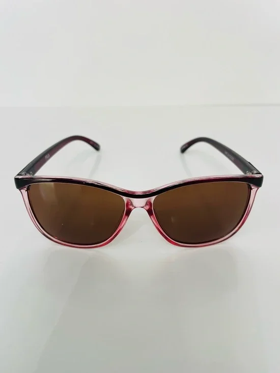 Fila Women's Cat-Eye Rose Pink Tinted Frame Sunglasses 100% UVB Protection