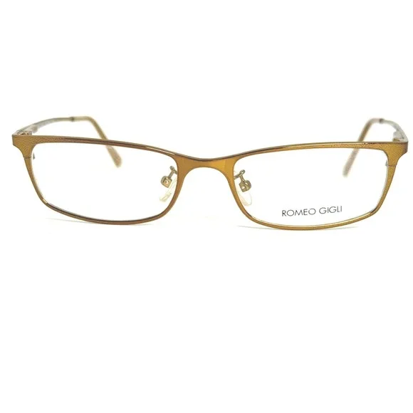Romeo Gigli RG37603 Bronze Metal Eyeglass Frames Made in Italy‎ 50-17-135 Mens