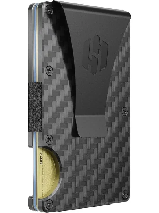 Slim RFID Blocking Metal Wallet for Men | Minimalist Front Pocket Card Holder