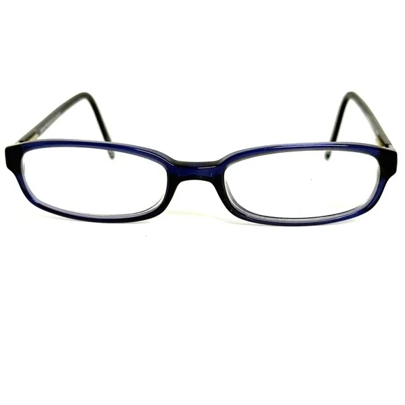 Emporio Armani 658 223 Navy Blue Rectangular Eyeglass Frames 51-17-135 Italy
