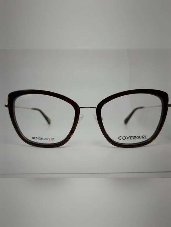 COVERGIRL. Women's Frame. Tortoise Cat-Eye Glasses