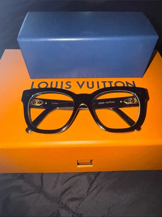 Authentic Louis Vuitton Black My Monogram Anti-Blue Light Glasses