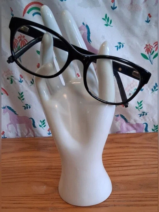 EUC DSquared2 DQ5041 Black & Silver Tone Everyday Vision Reading Glasses Frames