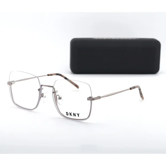 NWT Dkny DK1001-770 Gold 54mm Eyeglasses