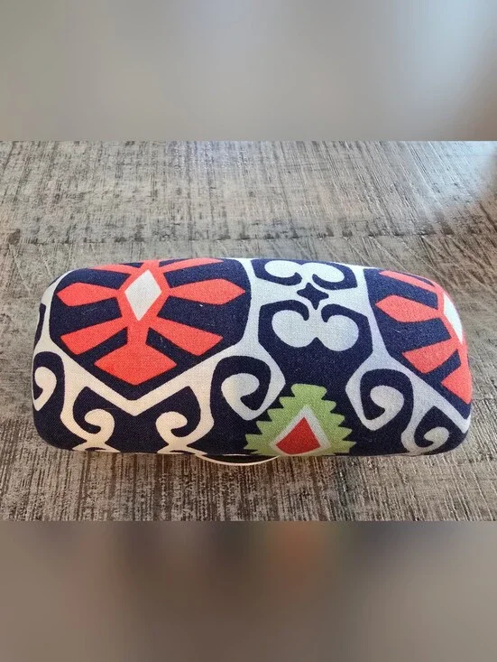 Vera Bradley Retired Sun Valley Hard Eyeglass Case Sunglass Clamshell