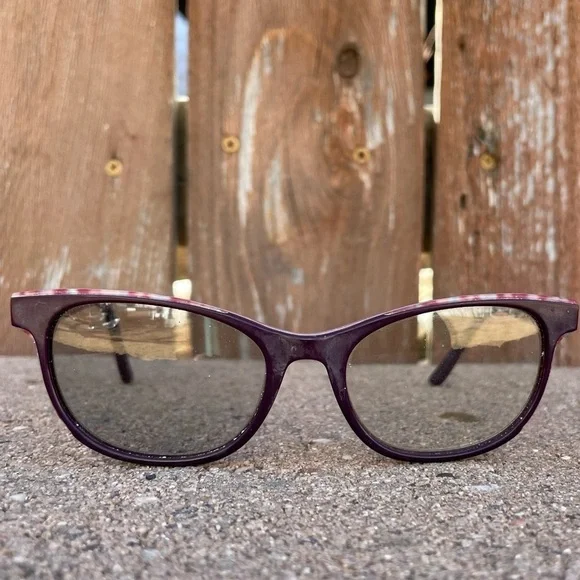 BEBE Purple Floral Eyeglass Frames BB5198‎ Plum 135