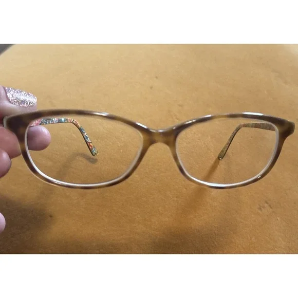 Vera Bradley PRV 53-15-135 RILEY Eyeglass Frames Tortoise Provençal Glasses