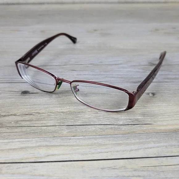 Coach Eyeglass Frames HC5019 Trista 9084 Satin Berry Rectangular Women 52-16-135