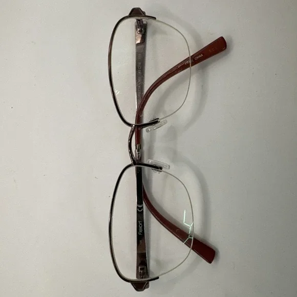 NEW FLEXON LORETTA 505 Plum FLEXIBLE TITANIUM Eyeglasses 53mm with Flexon Case