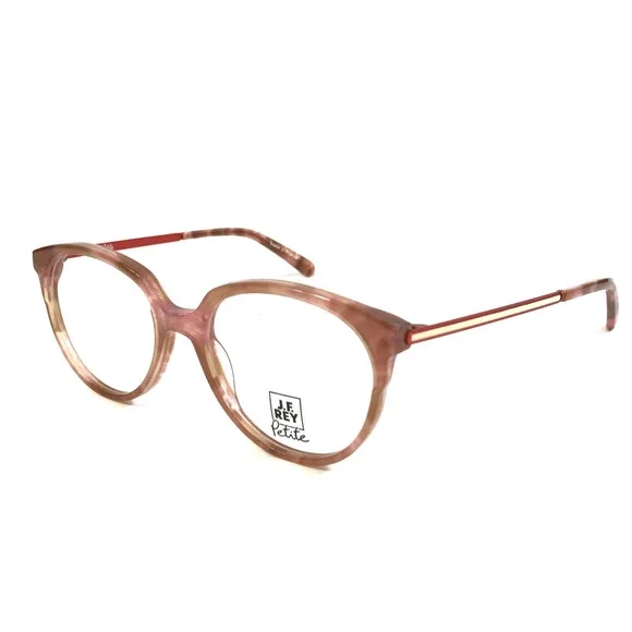J.F. Rey Petite Eyeglasses Frames PA101 8069 Demi Pink Blush Cream 49-16-140