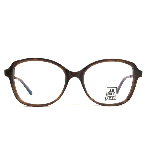 J.F. Rey Petite Eyeglasses Frames PA099 9035 Brown Butterfly Full Rim 49-16-140