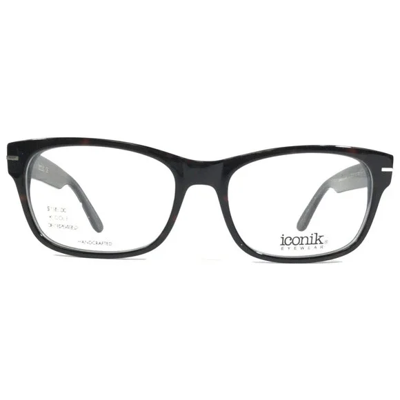 Iconik Eyeglasses Frames Cole C04 Blue Tortoise Cat Eye Full Rim 53-18-140