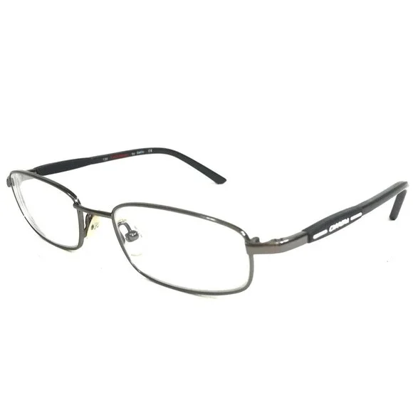 Carrera Eyeglasses Frames CA7516 01A1 Black Gunmetal Gray Rectangular 47-16-130