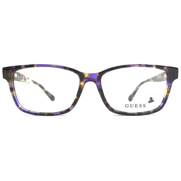 Guess Eyeglasses Frames GU2848 083 Purple Brown Yellow Tortoise 54-15-140