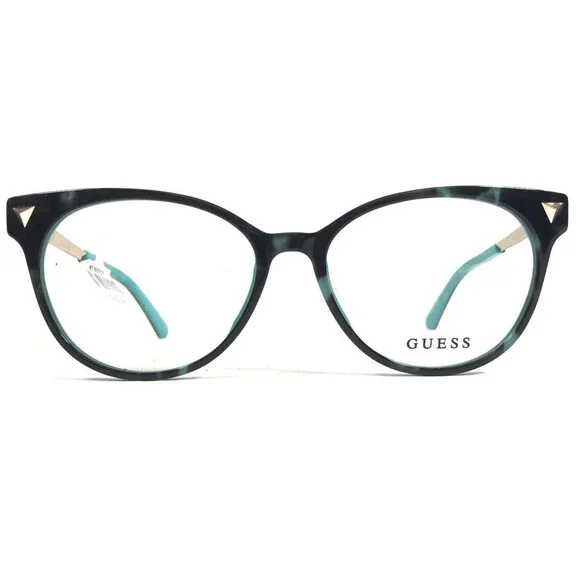 Guess Eyeglasses Frames GU2799 095 Black Blue Tortoise Gold Cat Eye 54-16-140