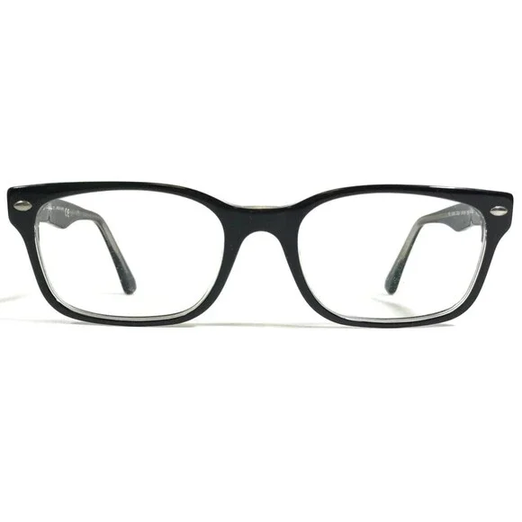 Ray-Ban Eyeglasses Frames RB5286 2034 Black Clear Rectangular Full Rim 51-18-135