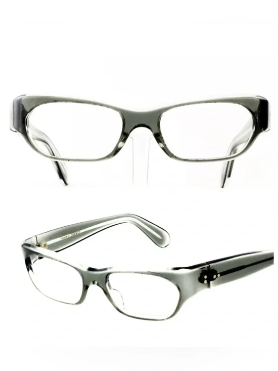 1960’s‎ Vintage Translucent Gray Eyeglasses