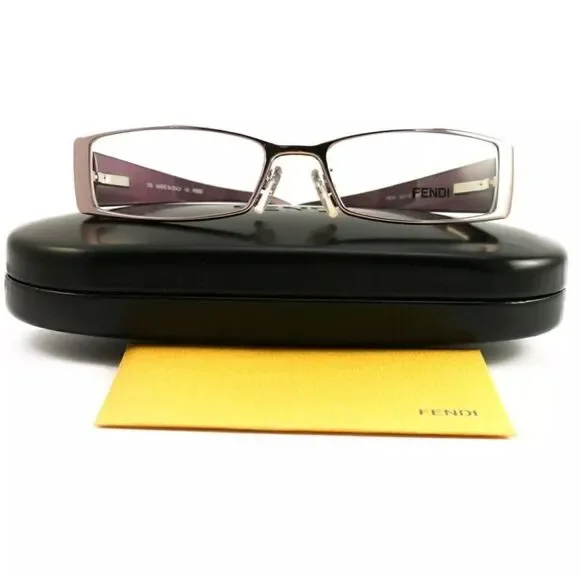 Authentic Fendi Optical Purple Rectangular Eyeglasses