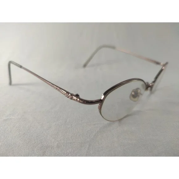 Laura Ashley MIA Eyeglasses‎ Frames Dusty Mauve Semi-Rimless 48-19-130 Women