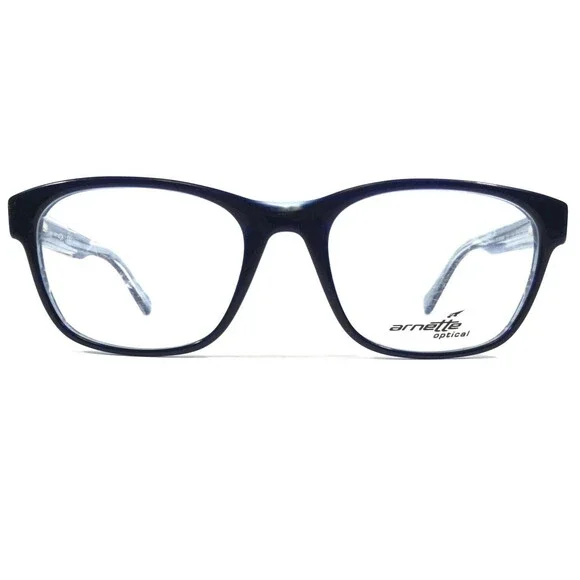Arnette Eyeglasses Frames 7081 1156 SELECTOR Black Blue Square 52-19-140