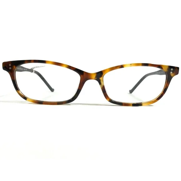 Morgenthal Frederics Eyeglasses Frames 896 JULIA Black Brown Tortoise 53-17-140