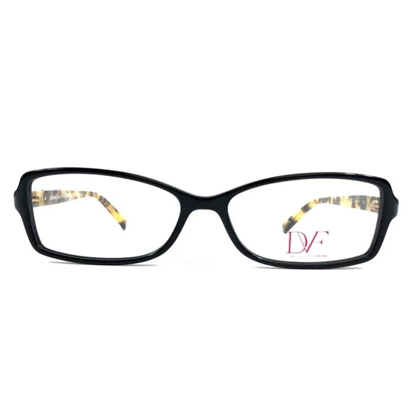 Diane Von Furstenberg Eyeglasses Frames DVF5050 001 Black Tortoise 53-15-135