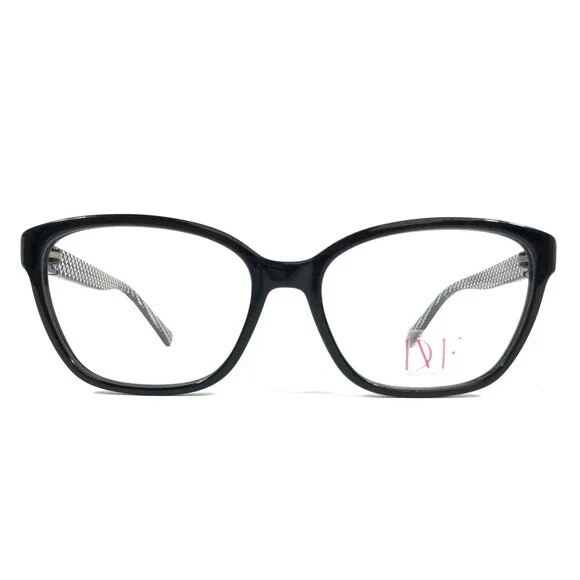 Diane Von Furstenberg Eyeglasses Frames DVF5064 001 Black Cat Eye 52-16-130