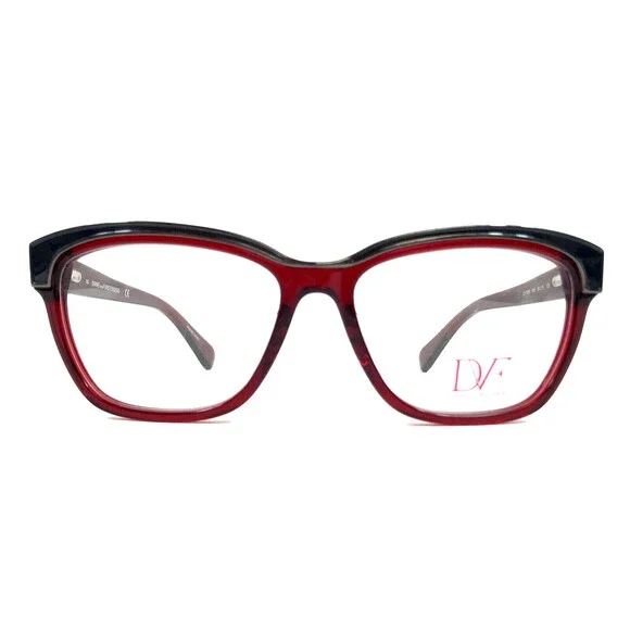 Diane Von Furstenberg Eyeglasses Frames DVF5082 615 Burgundy Cat Eye 54-15-135