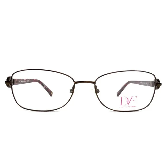 Diane Von Furstenberg Eyeglasses Frames DVF8046 207 Bronze Burgundy 51-16-135