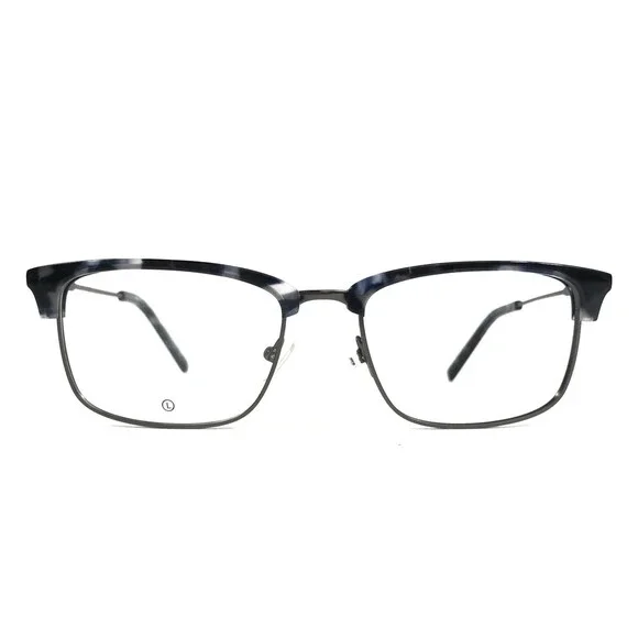 Marchon NYC Eyeglasses Frames M-2028 460 Black Gray Rectangle Full Rim 54-18-140