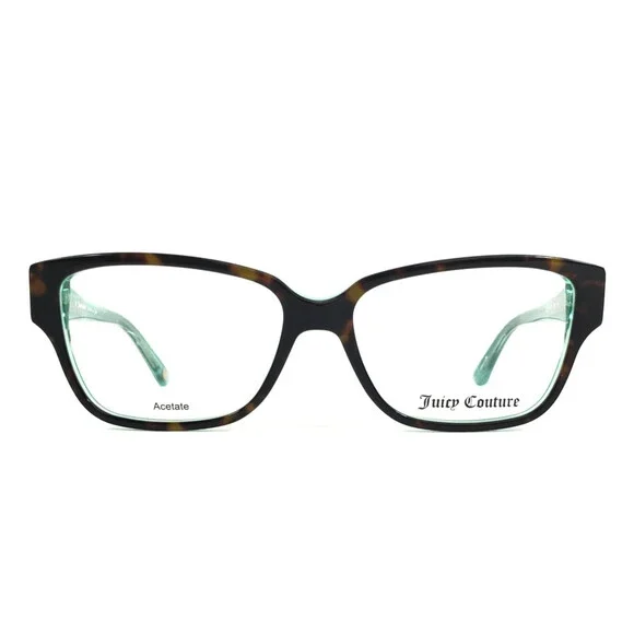 Juicy Couture Eyeglasses Frames JU158 0JSD Tortoise Green Butterfly 52-15-135
