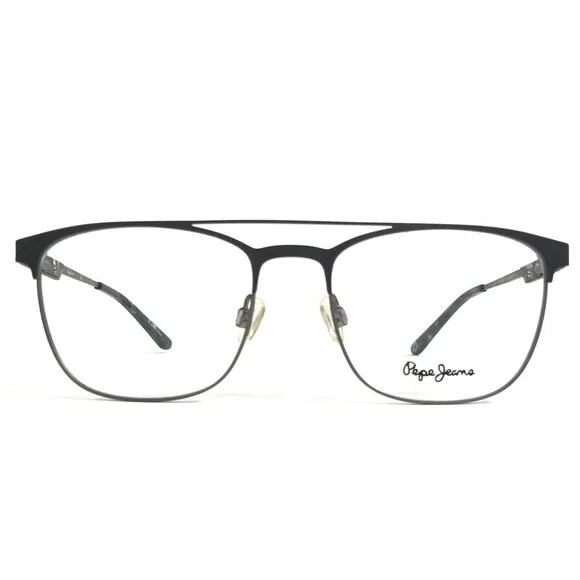 Pepe Jeans Eyeglasses Frames Jeff PJ1302 C2 Gunmetal Square Full Rim 52-17-140