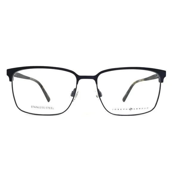 Joseph Abboud Eyeglasses Frame JA4096 414 NAVY Blue Rectangle Full Rim 56-17-145