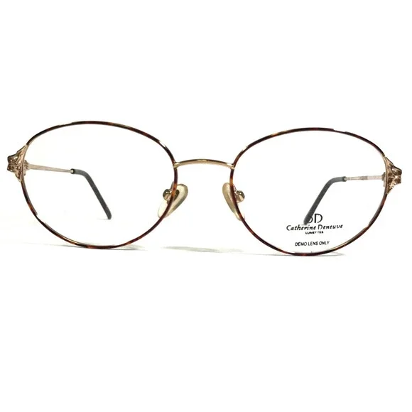 Catherine Deneuve CD-099 DA/YG Eyeglasses Frames Gold Round Wire Rim 52-18-138