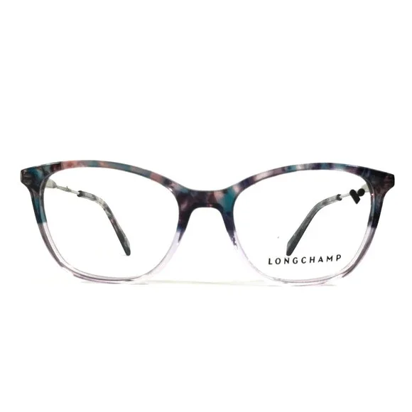 Longchamp Eyeglasses Frames LO2683 427 Gradient Blue Tortoise Cat Eye 49-17-140